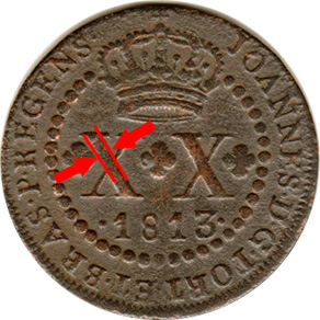 XX com hastes normais