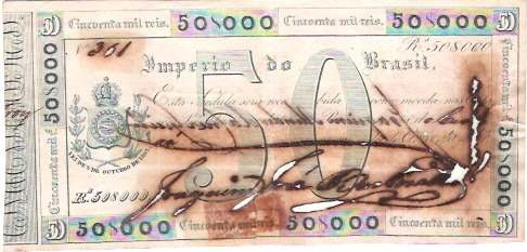 Anverso de 50 mil-réis (1833) - 1833-1833 Troco do Cobre - Ceará