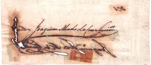 Reverso de 50 mil-réis (1833) - 1833-1833 Troco do Cobre - Ceará