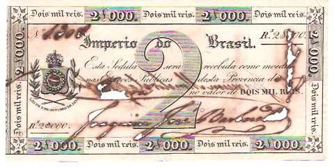 Anverso de 2 mil-réis (1833) - 1833-1833 Troco do Cobre - Ceará