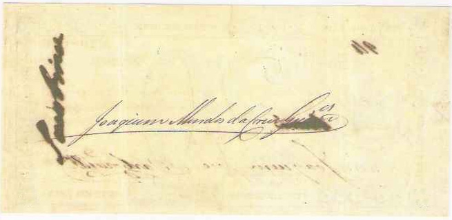Reverso de 20 mil-réis (1833) - 1833-1833 Troco do Cobre - Ceará