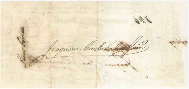 Reverso de 5 mil-réis (1833) - 1833-1833 Troco do Cobre - Ceará