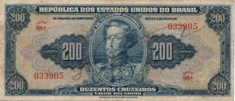 200 cruzeiros (1943) - 1943-1968 Cruzeiros, American Bank Note