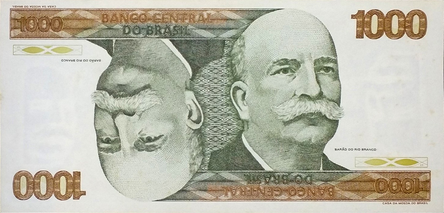 1.000 cruzeiros (1979-1980) - 1970-1985 Cruzeiros, 2ª. vez - 1ª. família