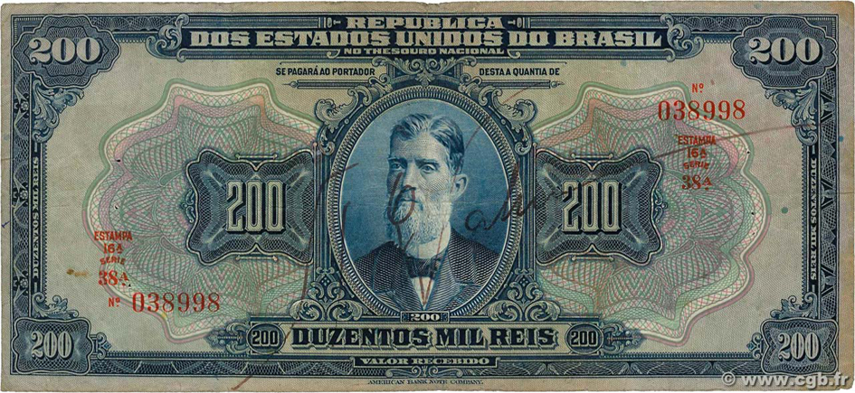 200 mil-réis (1925-1942) - 1924-1942 Tesouro Nacional, American Bank Note²