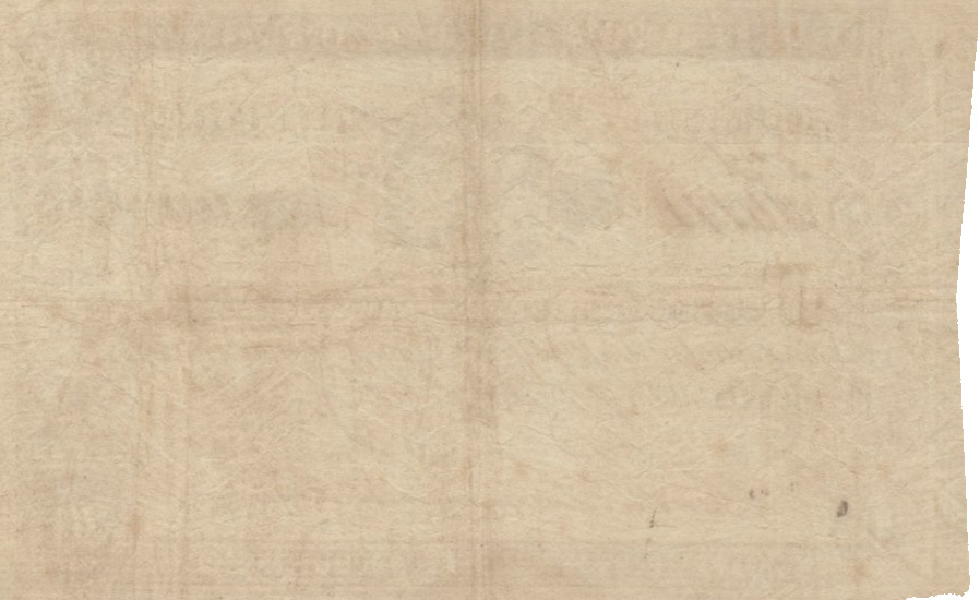 Reverso de 20 mil-réis (1835) - 1835-1836 Tesouro Nacional, Perkins Bacon & Petch¹