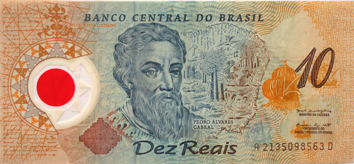 Anverso de 10 reais (2000) - 1994-2011 Reais, 1ª. família