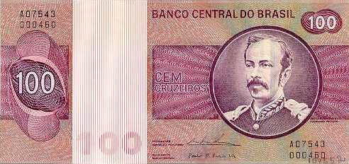 100 cruzeiros (1970-1981) - 1970-1985 Cruzeiros, 2ª. vez - 1ª. família