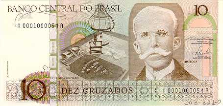 10 cruzados (1986-1987) - 1986-1988 Cruzados