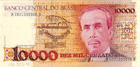 10.000 cruzados (1988) - 1986-1988 Cruzados