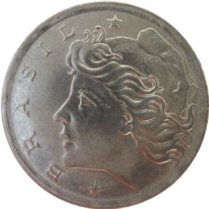 Anverso de 2 centavos de cruzeiro novo (1967) - 1967-1970 Cruzeiros Novos