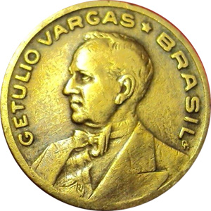 Anverso de 20 centavos de cruzeiro (1943-1945) - 1942-1956 Cruzeiros, série Vargas