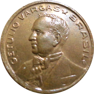 Anverso de 50 centavos de cruzeiro (1943-1944) - 1942-1956 Cruzeiros, série Vargas