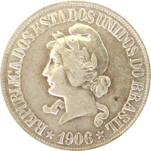 Anverso de 500 réis (1906-1912) - 1906-1912 Peso em gramas