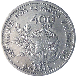 Anverso de 400 réis (1901) - 1901-1901 Data em algarismos romanos