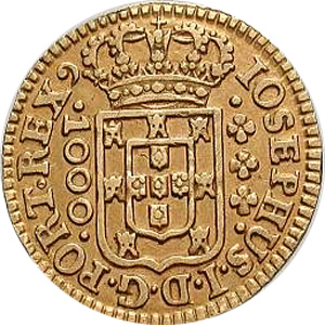 Anverso R 1$000-2o. tipo - IOSEPHUS / DOMINUS