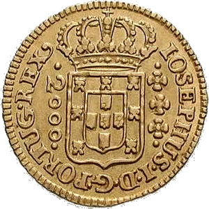 Anverso R 2$000-2o. tipo - IOSEPHUS / DOMINUS