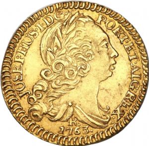 Anverso de 1.600 réis (1752-1772) - 1751-1777 Casa da Moeda do Rio - Ouro
