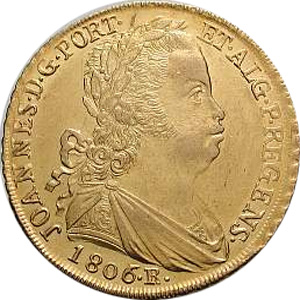 Anverso de 6.400 réis (1805-1817) - 1805-1817 Casa da Moeda do Rio - Ouro