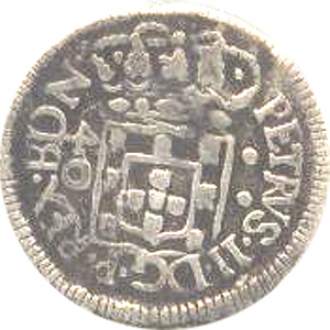 Anverso R 40-2 vinténs de Pernambuco - REX BDN