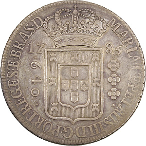 Anverso R 0$640-2º. tipo, Coroa Alta