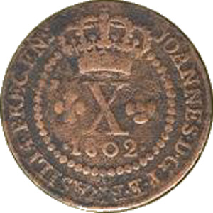 Anverso R X-Coroa baixa