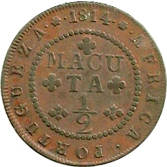 Anverso  1/2 macutas-