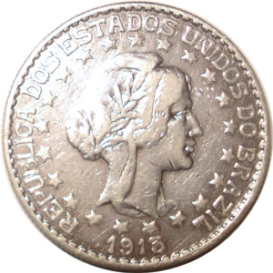 Anverso de 2 mil-réis (1913) - 1913-1913 Estrelas soltas