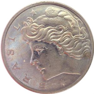Anverso de 20 centavos de cruzeiro novo (1967) - 1967-1970 Cruzeiros Novos