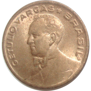Anverso de 20 centavos de cruzeiro (1942-1943) - 1942-1956 Cruzeiros, série Vargas