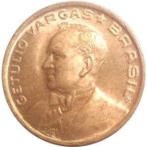 Anverso de 50 centavos de cruzeiro (1942-1943) - 1942-1956 Cruzeiros, série Vargas