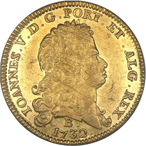 Anverso R 6$400-Meia dobra - Bahia - terceiro escudo