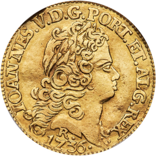 Anverso R 1$600-1 escudo - Rio - escudo itálico