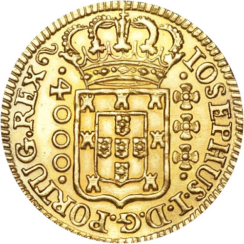 Anverso R 4$000-2o. tipo - IOSEPHUS / DOMINUS