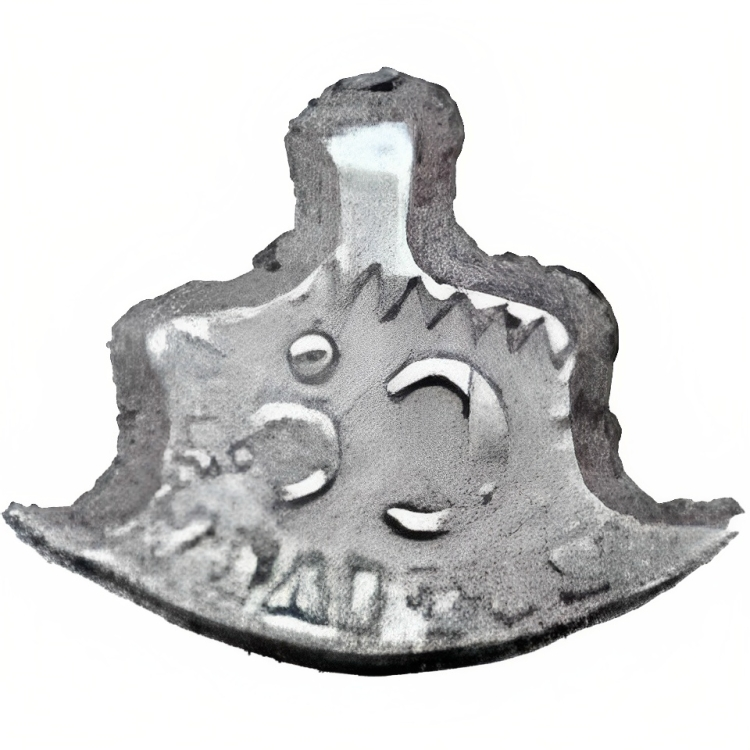 Anverso de 100 réis (1870) - 1864-1870 Balastracas
