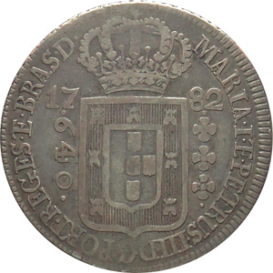 Anverso R 0$640-1º. tipo, Coroa Baixa