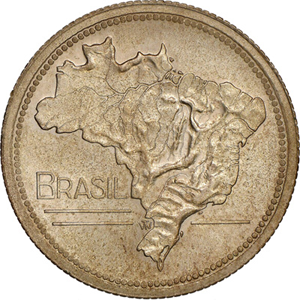 Anverso de moeda da série 1930-1945 Ensaios e Provas: Era Vargas