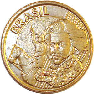 Anverso de 10 centavos de real (2005) - 1994-atual Curiosidades do Real