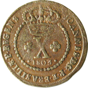 Anverso R X-Coroa alta