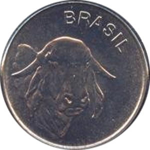 Anverso de 50 centavos de cruzeiro (1979) - 1964-1985 Ensaios e Provas: Regime Militar