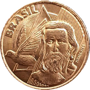 Anverso de 5 centavos de real (1998) - 1994-1998 Ensaios e Provas: Real