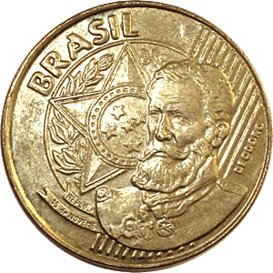 Anverso de 25 centavos de real (1998) - 1994-1998 Ensaios e Provas: Real