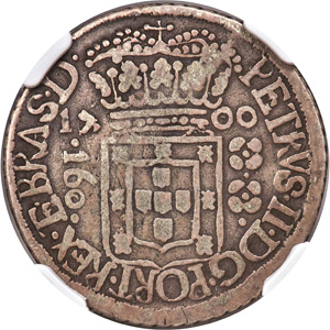 Anverso R 160-1/2 pataca de Pernambuco - 1700