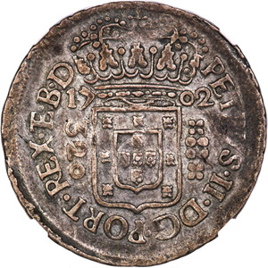 Anverso R 320-1 pataca de Pernambuco - REX E B D