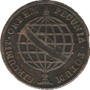 Reverso de 40 réis (1799) - 1799-1799 Quebra do padrão monetário - Cobre