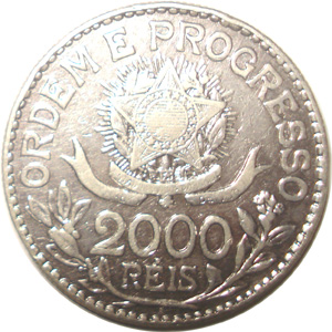 2 mil-réis (1913) - 1913-1913 Estrelas soltas