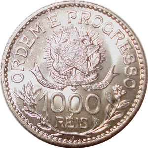 1 mil-réis (1913) - 1913-1913 Estrelas soltas