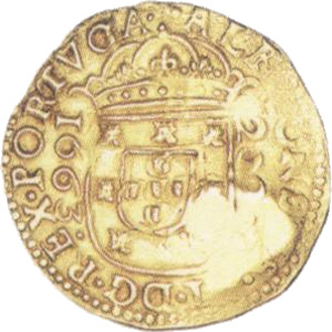 2$200 réis - Carimbo coroado 2200