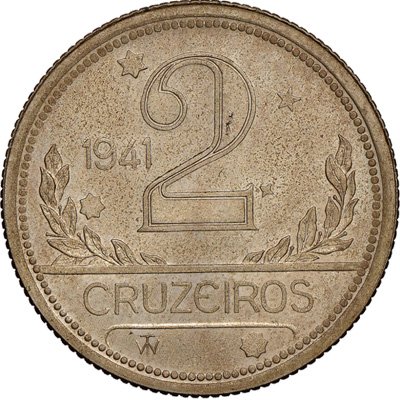 Cr$ 2 - Ensaio 2 cruzeiros - cuproníquel