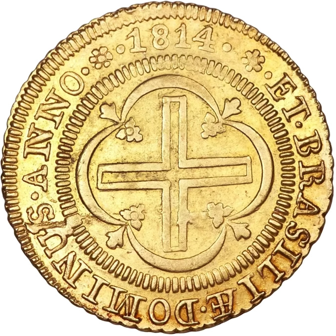 4.000 réis (1813-1816) - 1813-1816 Supostas para São Paulo - Prata e Ouro